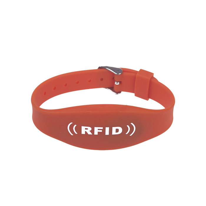 RFID-einstellbares Dual-Chip-Silikonarmband