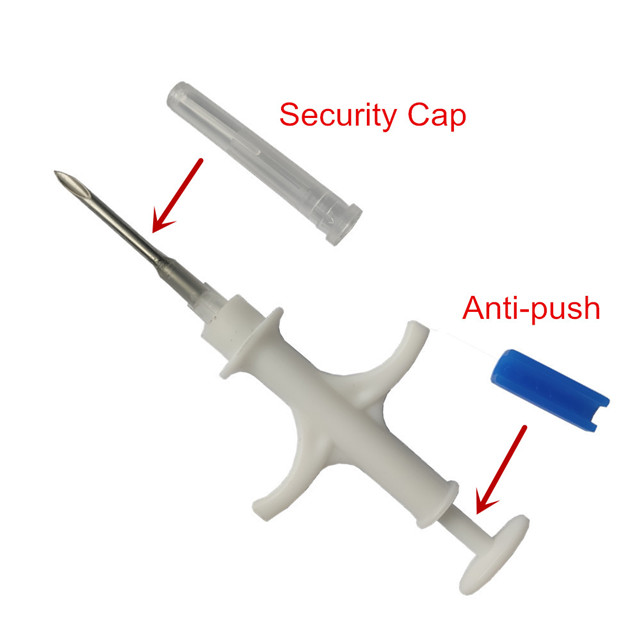 1,4 * 8 mm RFID-Implantat-Mikrochip mit Spritze